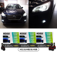 2015-2017 Subaru Liberty 6GEN LED H11 HB3 H16 Low High Beam Fog Light Headlight Upgrade Kit