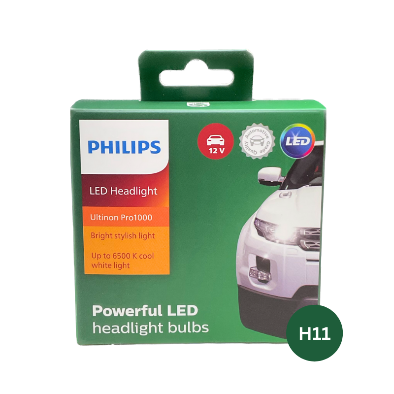 Philips Ultinon Pro5100 LED H8/H11/H16 Fog Light Bulbs