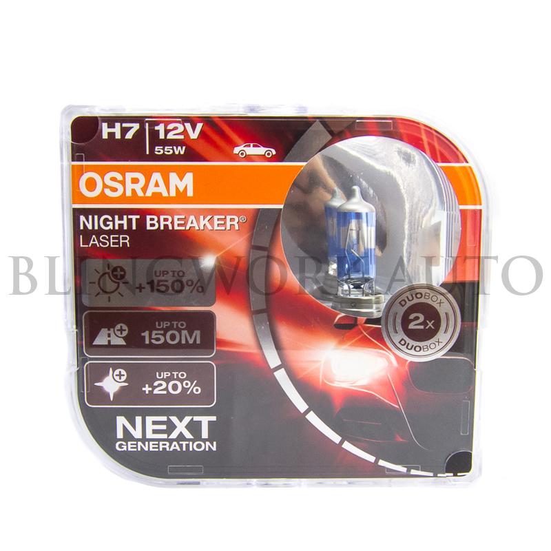 Ampoule H7 Night Breaker Laser next generation +150% OSRAM 64210NL