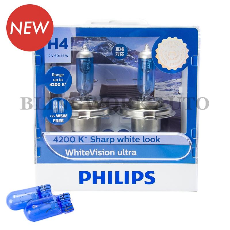 Lampara H4 Blue Vision 12v 60/55w Philips Original