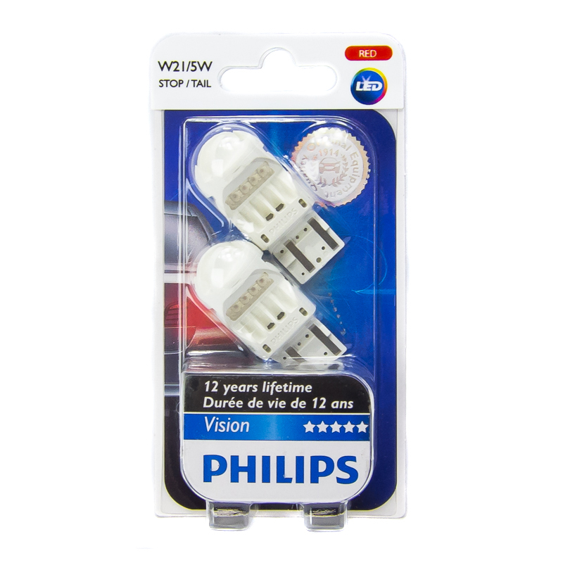 7443 - W21/5W - T20 bulb with 21 leds - white - High Power SG +