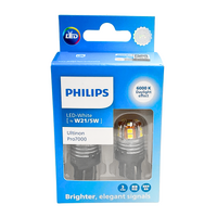PHILIPS T20 W21/5W 7443 Ultinon Pro7000 LED 6000K White Light Bulbs