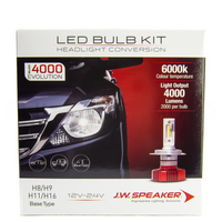 JW Speaker H8 H9 H11 H16 6000K Model 4000 EVOLUTION LED Conversion Kit