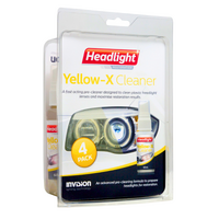 (4 PACK) INVISION Yellow-X Cleaner for Headlight Restoration