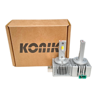 KONIK D3S D3R Xenon to 6000K White LED Conversion Kit Direct Replacement 